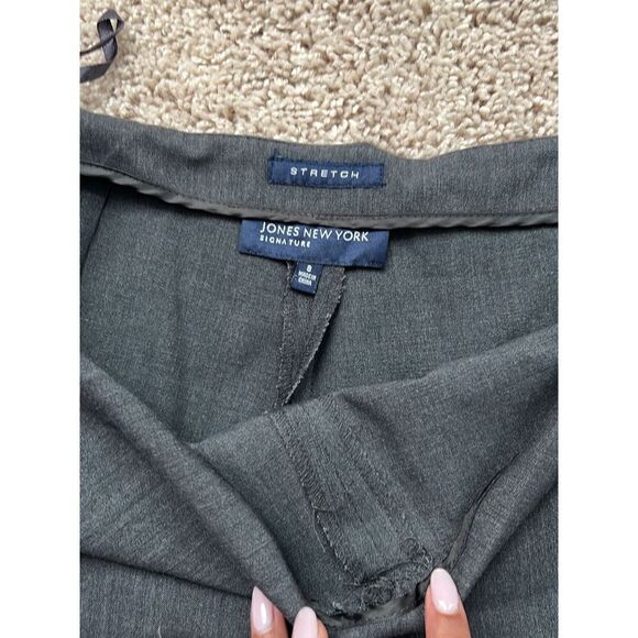 Jones New York Straight Leg Trouser Suit Work Dress Pants size 8 - Picture 2 of 2